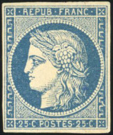 * 4 - 25c. Bleu. TB. - 1849-1850 Cérès