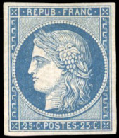 * 4 - 25c. Bleu. Très Frais. SUP. R. - 1849-1850 Ceres