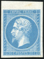 * 14B - 20c. Bleu. Type II. BdeF. TB. - 1853-1860 Napoléon III.