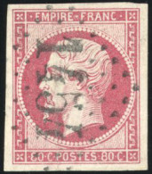 Obl. 16+ 17 + 17A - Petit Ensemble De 15 Pièces Obl. Dont 3 Paires. TB. - 1853-1860 Napoléon III