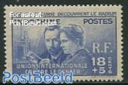 French Indochina 1938 Pierre & Marie Curie 1v, Mint NH, History - Science - Nobel Prize Winners - Atom Use & Models - .. - Nobel Prize Laureates