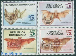 Dominican Republic 1997 Bats 4v [+], Mint NH, Nature - Animals (others & Mixed) - Bats - Other & Unclassified