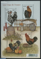 France 2015 Roosters Of France S/s, Mint NH, Nature - Birds - Poultry - Unused Stamps