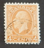 CANADA YT 164 OBLITERE "GEORGE V"ANNEES 1932/1933 - Gebruikt