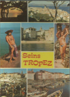 Souvenir De Saint-Tropez  "Seins Tropez"- Multivues - Flamme Datée 1979 Des Issambres  - (P) - Saint-Tropez