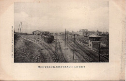 CPA Montreux Château (Territoire De Belfort) La Gare - Sonstige & Ohne Zuordnung