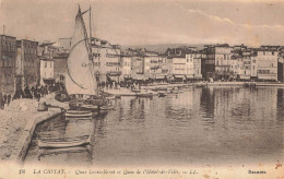 LA CIOTAT : QUAI LOUIS BENET ET QUAIS DE L'HOTEL DE VILLE - La Ciotat