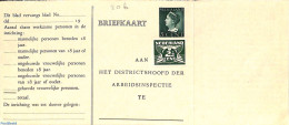 Netherlands 1946 Arbeidslijst 5c, Unused Postal Stationary - Lettres & Documents