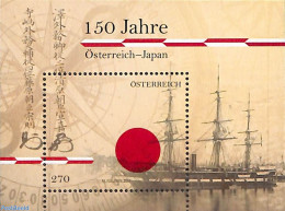 Austria 2019 Diplomatic Relations With Japan S/s, Mint NH, Transport - Ships And Boats - Ungebraucht