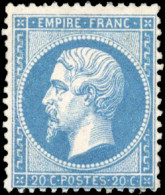 * 22 - 20c. Bleu. B. - 1862 Napoléon III