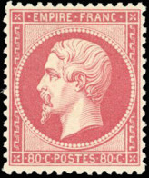 * 24 - 80c. Rose. SUP. - 1862 Napoleon III