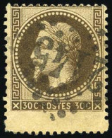 Obl. 30 - 30c. Brun. Variété De Piquage. Obl. SUP. - 1863-1870 Napoleon III With Laurels