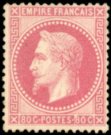 (*) 32 - 80c. Rose. TB. - 1863-1870 Napoléon III Lauré