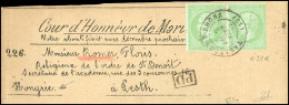 Obl. 35 - Paire Du 5c. Vert-pâle S/bleu, Obl. S/bande De Journal Frappée Du CàD De TARASCON-SUR-RHONE Du 22 Septembre 18 - 1863-1870 Napoléon III. Laure