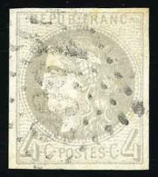 Obl. 41Ba - 4c. Gris-jaunâtre. Obl. TB. - 1870 Uitgave Van Bordeaux