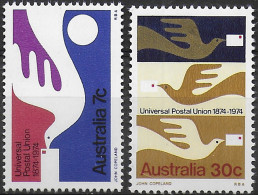 1974 Australia Centenary Of UPU 2v. MNH S.G. N. 576/77 - Autres & Non Classés