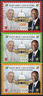 2020 Costa D'Avorio 3v. Joint Issue With Vatican City - Ivory Coast (1960-...)