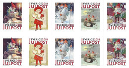 SWEDEN, 2018, Booklet 660,  Christmas, 10x Julpost - 1981-..