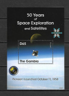 Gambia 2008 The 50th Anniversary Of Space Exploration MS MNH - Gambie (1965-...)