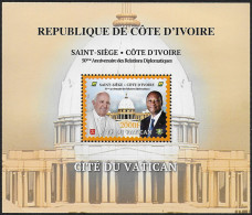 2020 Costa D'Avorio MS Joint Issue With Vatican City - Ivory Coast (1960-...)