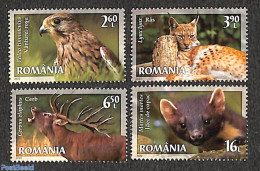 Romania 2022 Calimani Park 4v, Mint NH, Nature - Animals (others & Mixed) - Birds - Cat Family - Deer - Ungebraucht