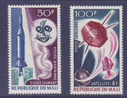 Mali Fusee Diamant Et Satellite A1 Espace ** Sans Char - Mali (1959-...)