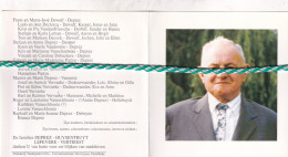 Joseph Deprez-Lefevere, Harelbeke 1918, 2001. Foto - Obituary Notices