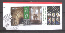 Portugal 2023- 1 Sello Usado Y Circulado- Monasterio De Batalha-Patrimonio Mundial De La UNESCO - Used Stamps