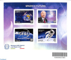 Italy 2023 Space & Future 4v M/s, Mint NH, Transport - Space Exploration - Autres & Non Classés