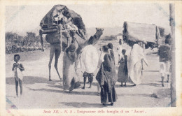 Eritrea Erythree Emigrazione Della Famiglia Di Un Ascari - Eritrea