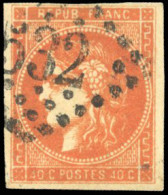 Obl. 48f - 40c. Ocre. Obl. SUP. - 1870 Ausgabe Bordeaux