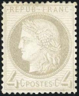 ** 52 - 4c. Gris. SUP. - 1871-1875 Ceres