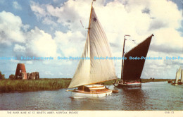 R170146 The River Bure At St. Benets Abbey. Norfolk Broads. Cotman Color. Jarrol - World