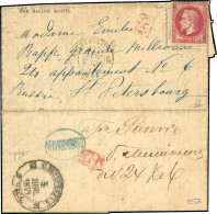Obl. 32 - LE NEWTON. 80c. Lauré Obl. S/Gazette Des Absents N°21 Frappée Du CàD De PARIS - R. MALESHERBES Du 3 Janvier 18 - War 1870