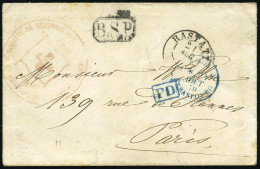 Obl. Lettre Frappée Du Cachet De La Croix-Rouge De STRASBOURG Et Du Cachet Du Camp De RASTATT Du 21 Août 1870 à Destinat - Guerra Del 1870