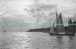 R170677 Sea. Yacht. Old Photography. Postcard. 1904 - World