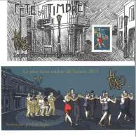 BLOC SOUVENIR 129 - Fête Du Timbre - Danseurs De Tango - Feuillet Dans Pochette Carton- Sous Blister - Blocs Souvenir