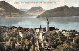 R171154 Vitznau Mit Vierwaldstatter See Und Bahntrace. Coll. Stolle. No. 575. Ru - World