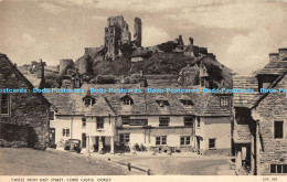 R170702 Castle From East Street. Corfe Castle. Dorset. Jarrold. Crome Series - Monde