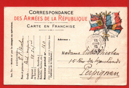 (RECTO / VERSO) CARTE CORRESPONDANCE DES ARMEES DE LA REPUBLIQUE EN 1915 - SECT. POSTAL N° 140 - Lettres & Documents