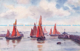 R170169 Yachts. Painting. The Color Picture Publishing. 1914 - Monde