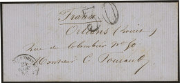 Obl. Précurseur. Lettre Manuscrite De SEBASTOPOL Le 28 Mars 1856 Contenant Des Informations Sur KAMIECH Frappée Du CàD D - 1849-1876: Klassik