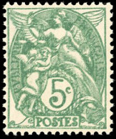 ** 111Ad - 5c. Type Blanc Vert. Type IA. Double Impression. Cote Maury. TB. - Other & Unclassified