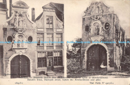 R170170 Brasserie Donck Rue De Dixmude Avant Et Apres Le Bombardement. Doncks Br - Monde