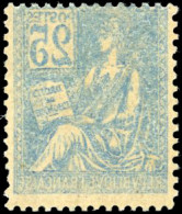 ** 118b - 25c. Mouchon Bleu. Impression Recto-verso. TB. - Sonstige & Ohne Zuordnung