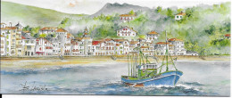 CP Arts 64 Pyrenees Atlantique Saint Jean De Luz Aquarelle De Bernard Lacoste 24 - Paintings