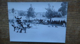 Les Abrets : Isère ,  ( Année 1966 ) Création Du Jardin Au Fond Du Boulodrome ( Photo 18x13 Cm ) - Lieux