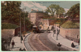 25. BREST - AVANCÉE DE LA PLACE DES PORTES (29) (TRAMWAY, ANIMÉE, COLORISÉE) - Brest