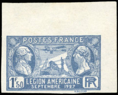 (*) 245a - Légion Américaine. 1F.50 Bleu. ND. Coin De Feuille. SUP. - Other & Unclassified