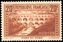 ** 262b - 20F. Pont Du Gard Chaudron Clair. Rivière Blanche. Type IIB. SUP. - Other & Unclassified